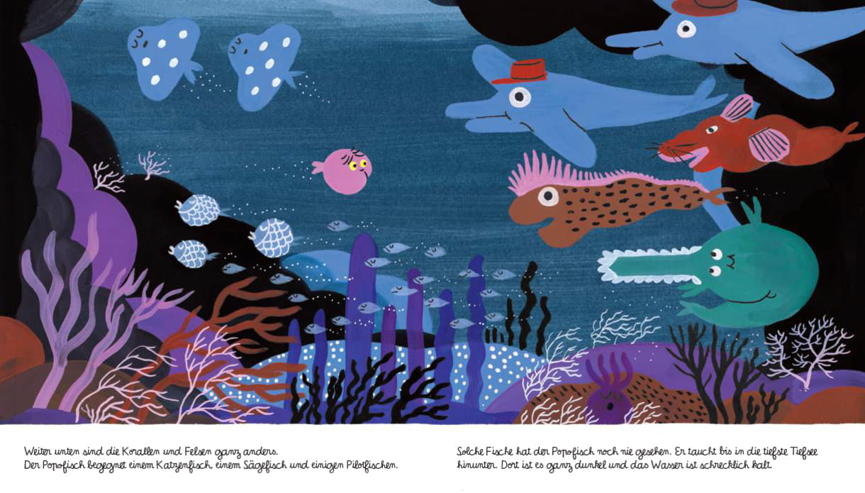 Doppelseite aus dem Bilderbuch 