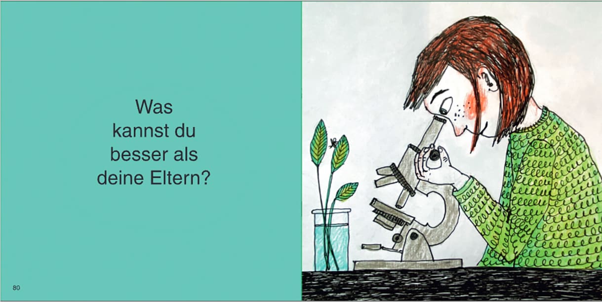 Doppelseite aus dem Bilderbuch 