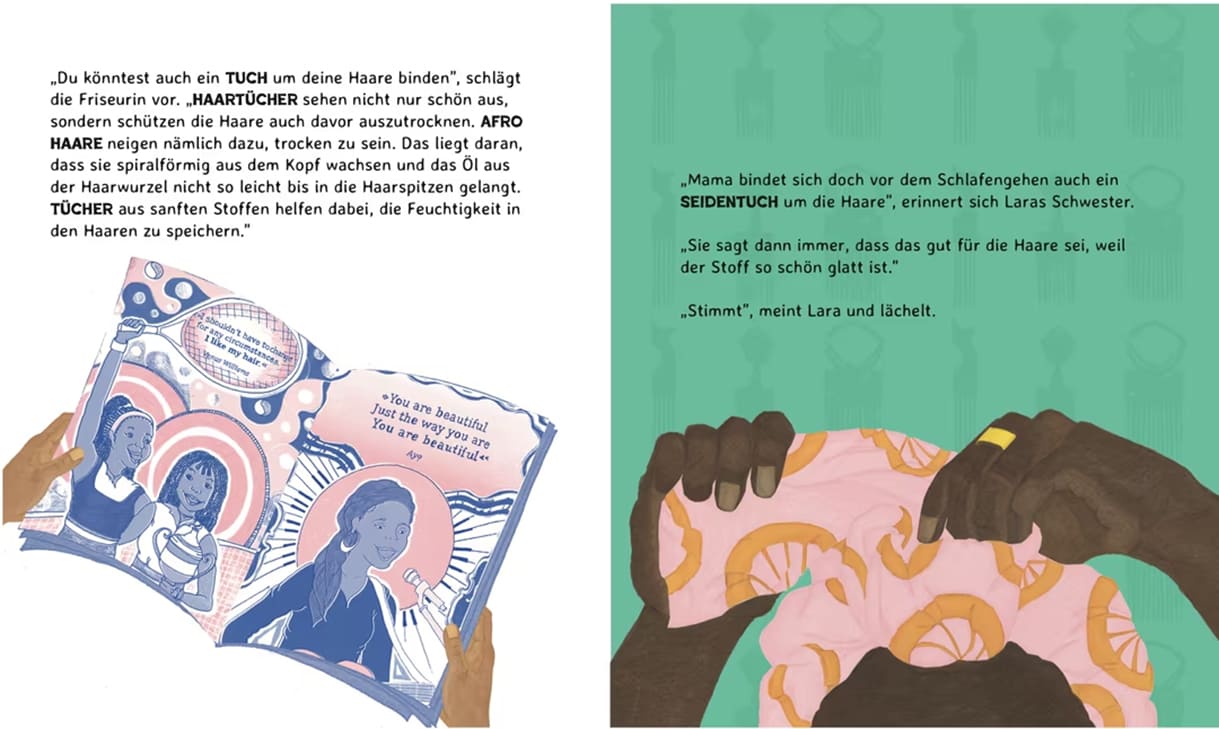 Doppelseite aus dem Bilderbuch 