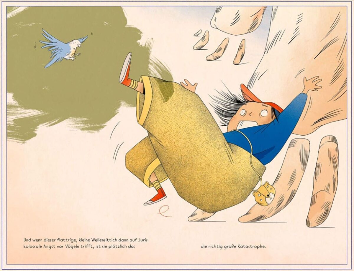 Doppelseite aus "Kolossale Katastrophe"