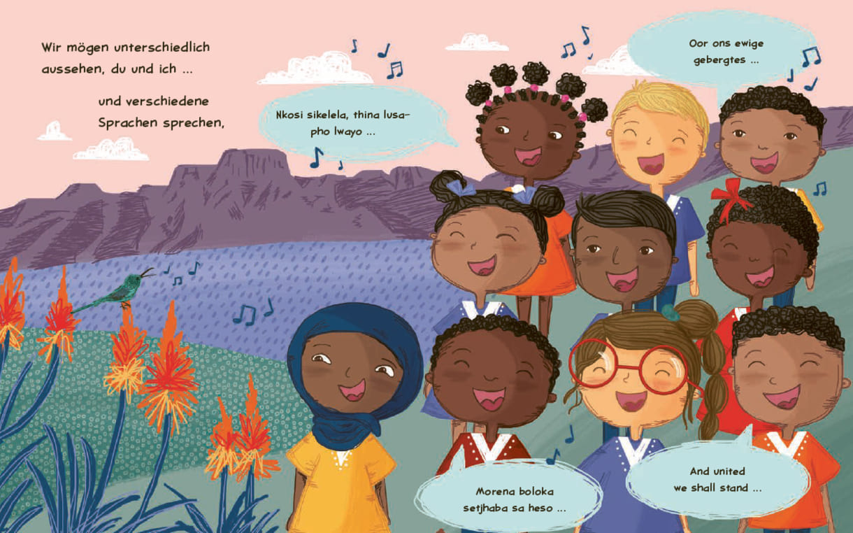 Doppelseite aus dem Buch 