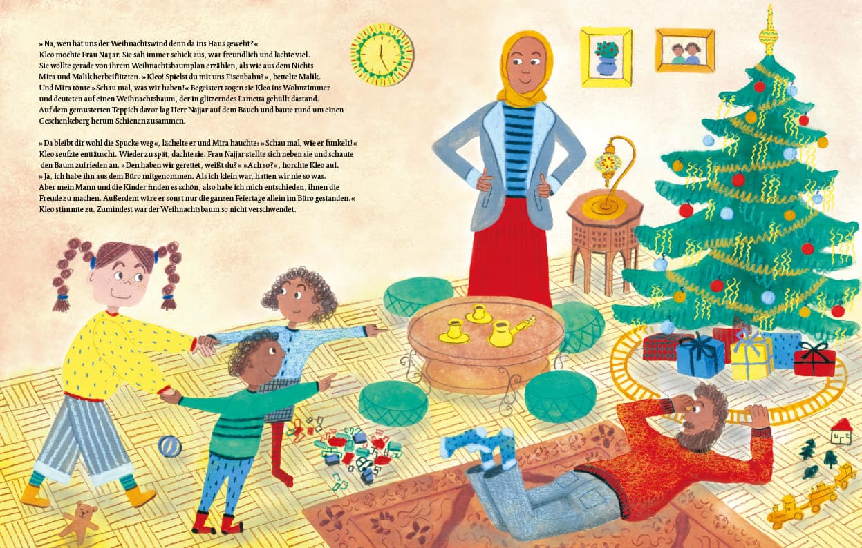 Doppelseite aus dem Bilderbuch 