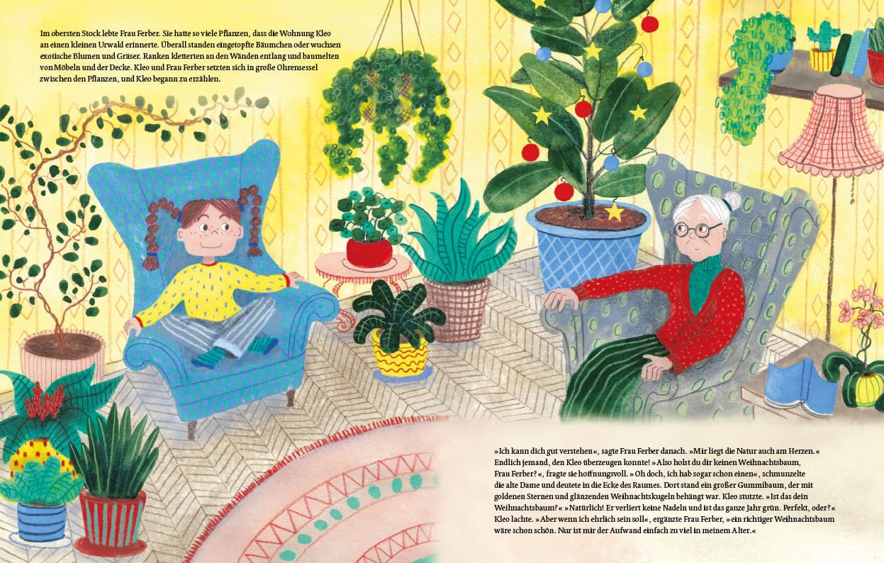 Doppelseite aus dem Bilderbuch 