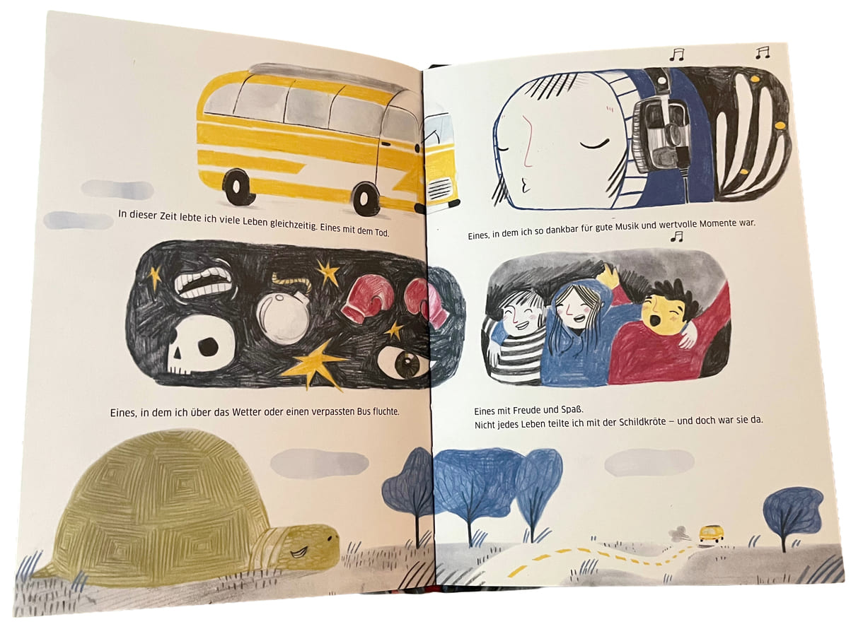 Doppelseite aus dem Bilderbuch 