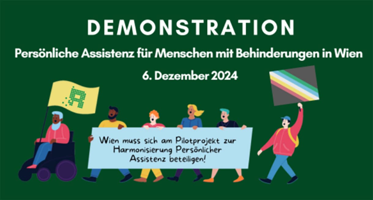 Grafische zeichnung zur Demonstration am 6. Dezember 2024