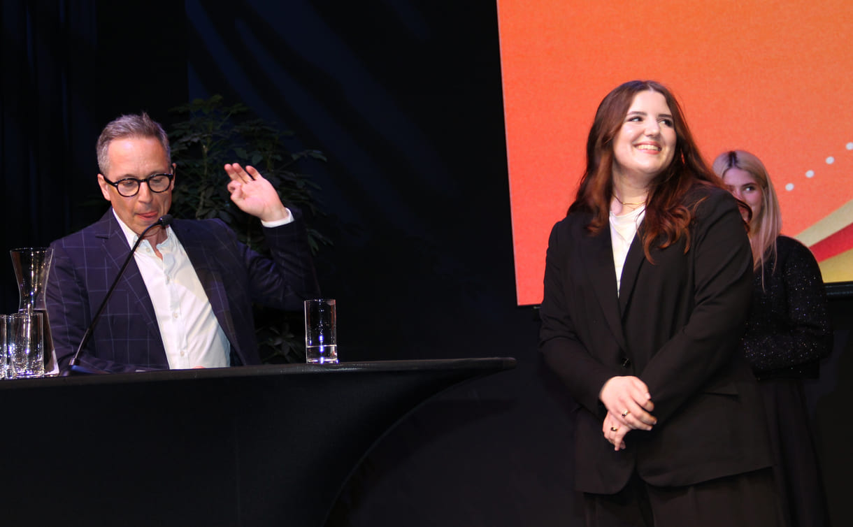 Handelsschule-Merkur-Gewinnerin Arietta Stiblo