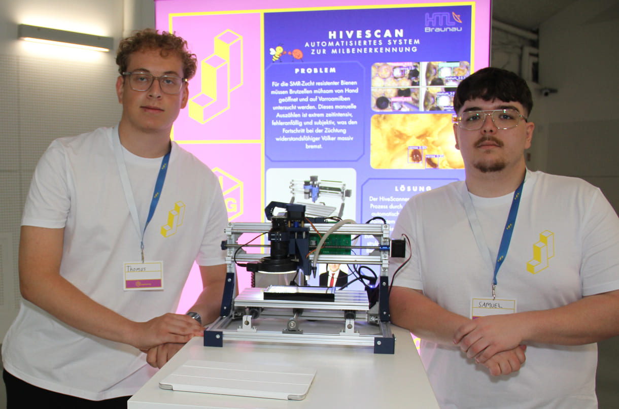 Automatische Kontrolle auf Varroamilben in jeder Zelle eines Bienenstocks - made by Thomas Koppelstätter und Samuel Forstenpointner