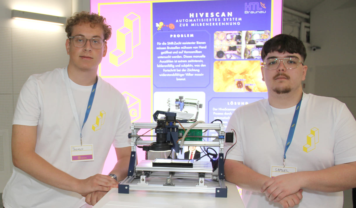 Automatische Kontrolle auf Varroamilben in jeder Zelle eines Bienenstocks - made by Thomas Koppelstätter und Samuel Forstenpointner
