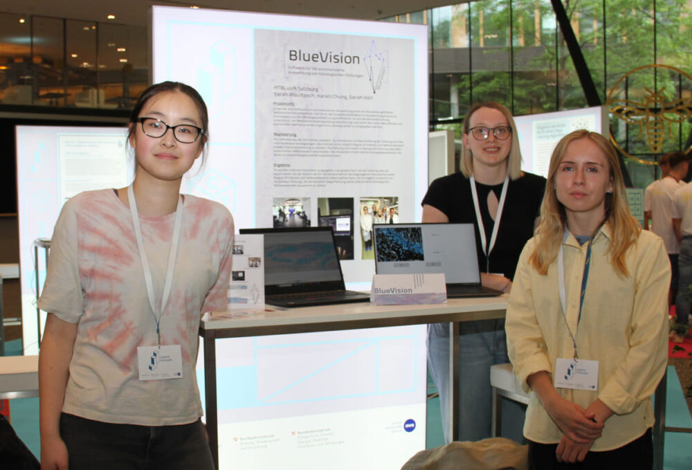 Karen Chung, Sarah Maultasch und Sarah Hörl programmierten eine Software zur exakten raschen Erkennung, ob eine Sehen-Gewebsprobe krank ist oder nicht
