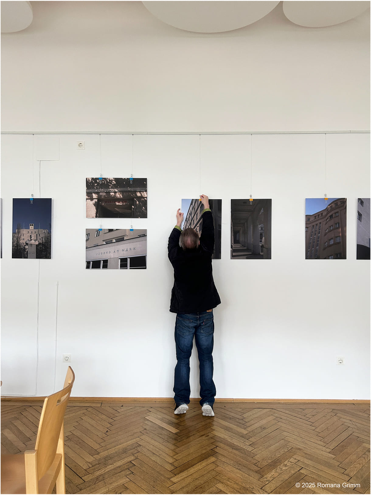 Ausstellung der Gemeidnebaufotos von Romana Grimm
