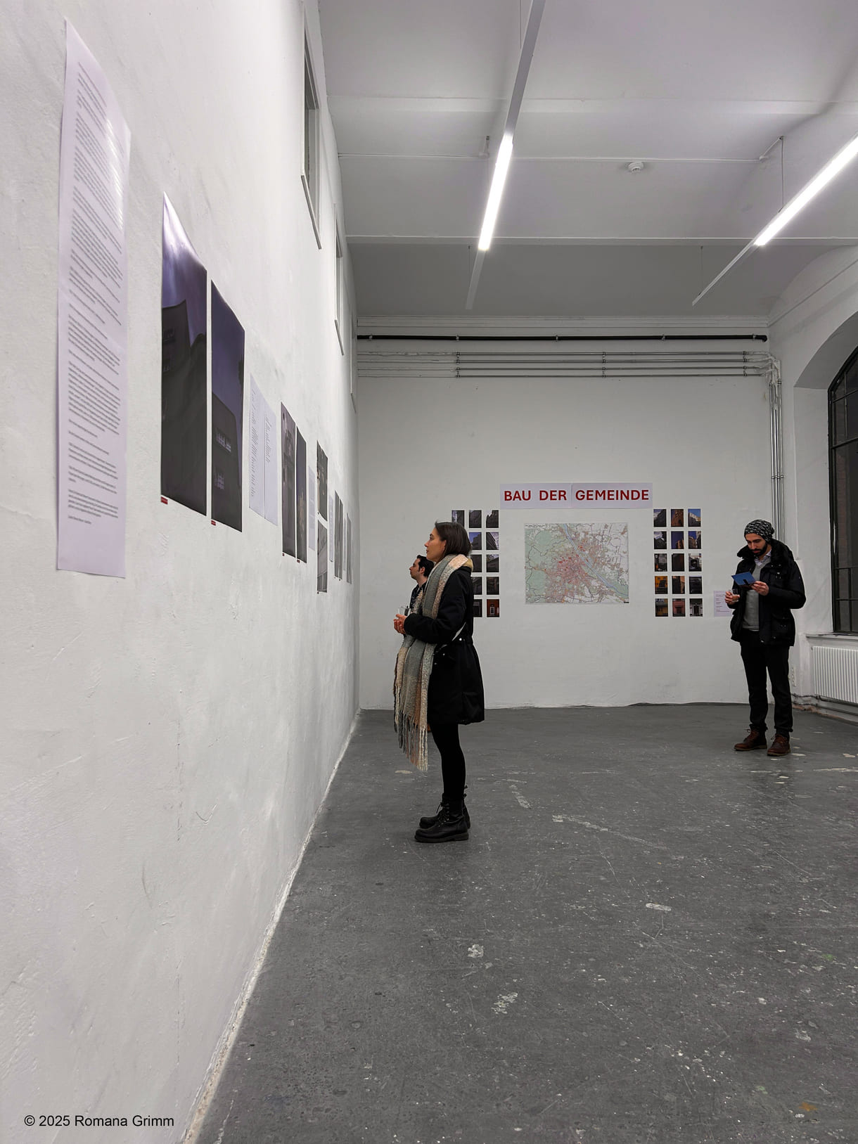 Ausstellung der Gemeidnebaufotos von Romana Grimm