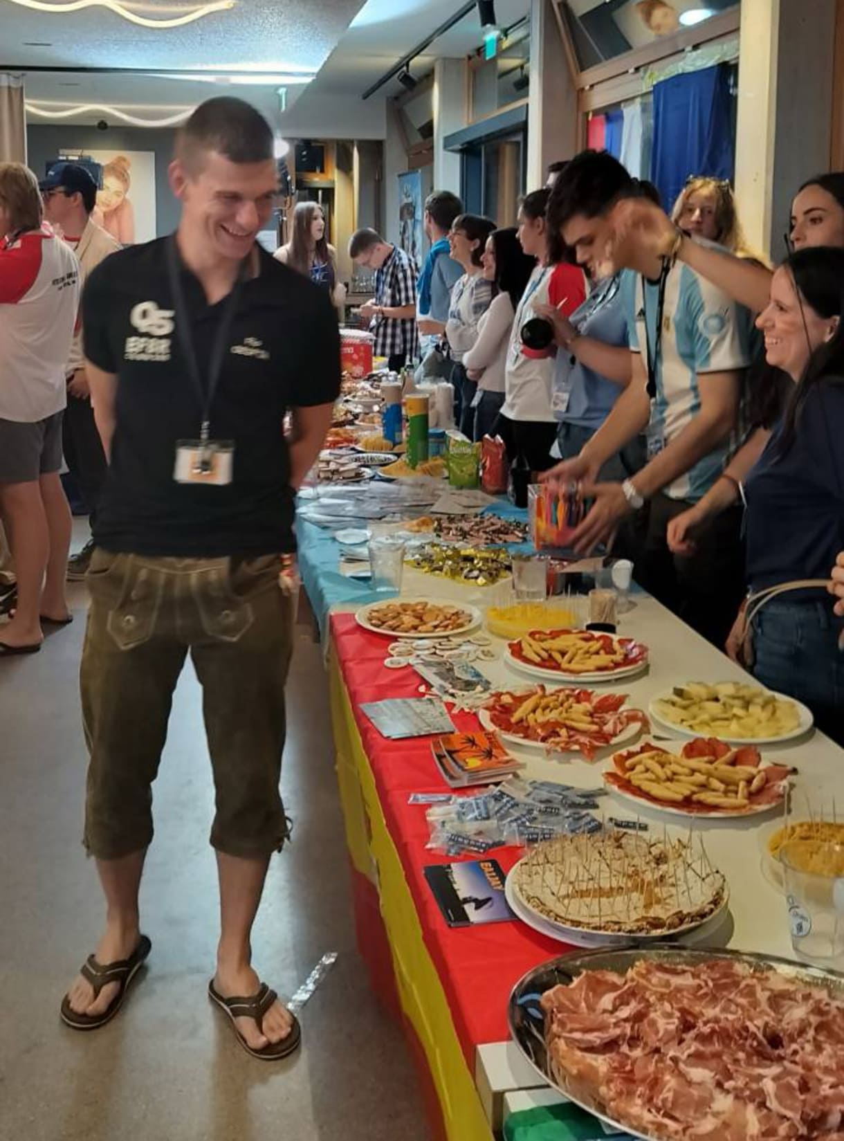 Internationales Essen am Sonntagabend