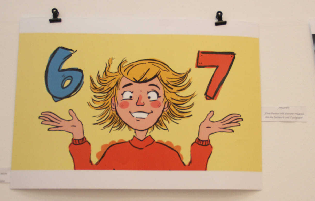 Fotos, die Jugendliche des medien-Labors mit KI gestaltet haben