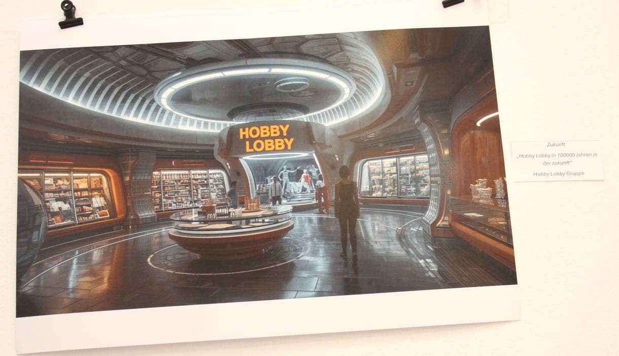 Fotos, die Jugendliche des medien-Labors mit KI gestaltet haben