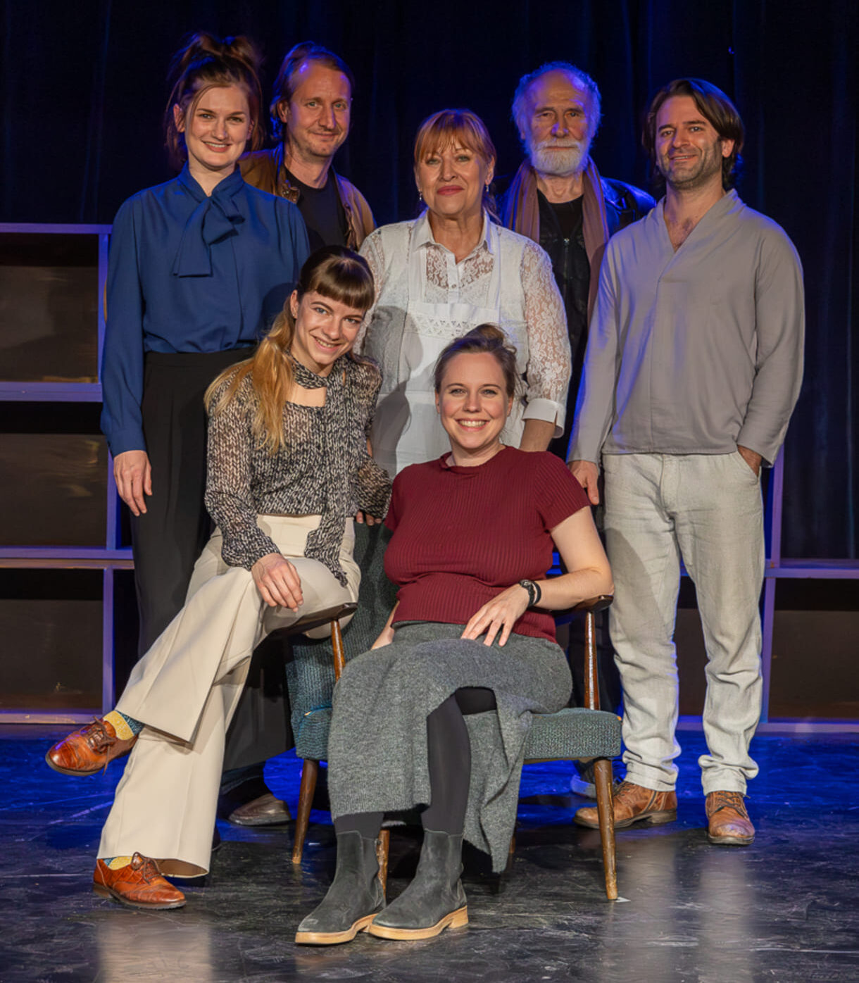 Teamfoto - auf und hinter der Bühne - von 