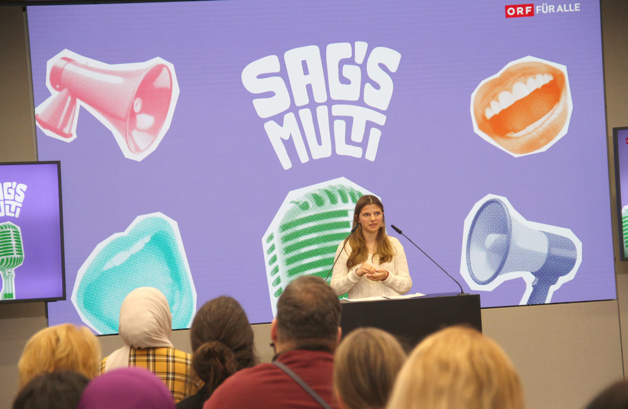 Katharina Meizer (Privates ORG Vienna European School) mit Englisch und Deutsch