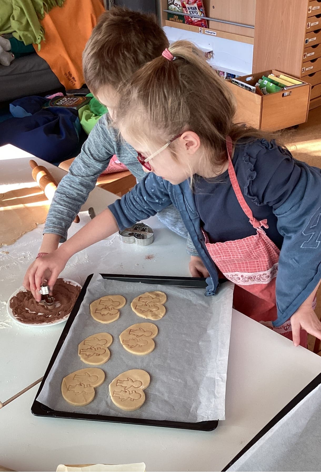 Kekse backen für die Verteilaktion