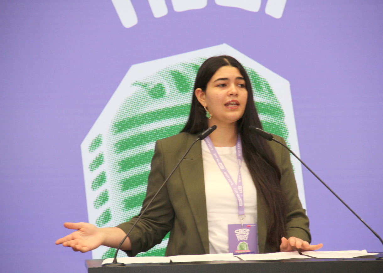 Kumru-Xezal Merey (VBS Floridsdorf) wählte zum obligatorischen Deutsch Englisch als erlernte Sprache