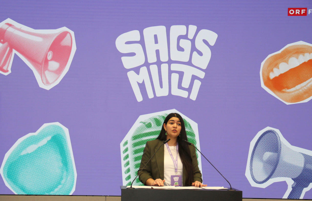 Kumru-Xezal Merey (VBS Floridsdorf) wählte zum obligatorischen Deutsch Englisch als erlernte Sprache