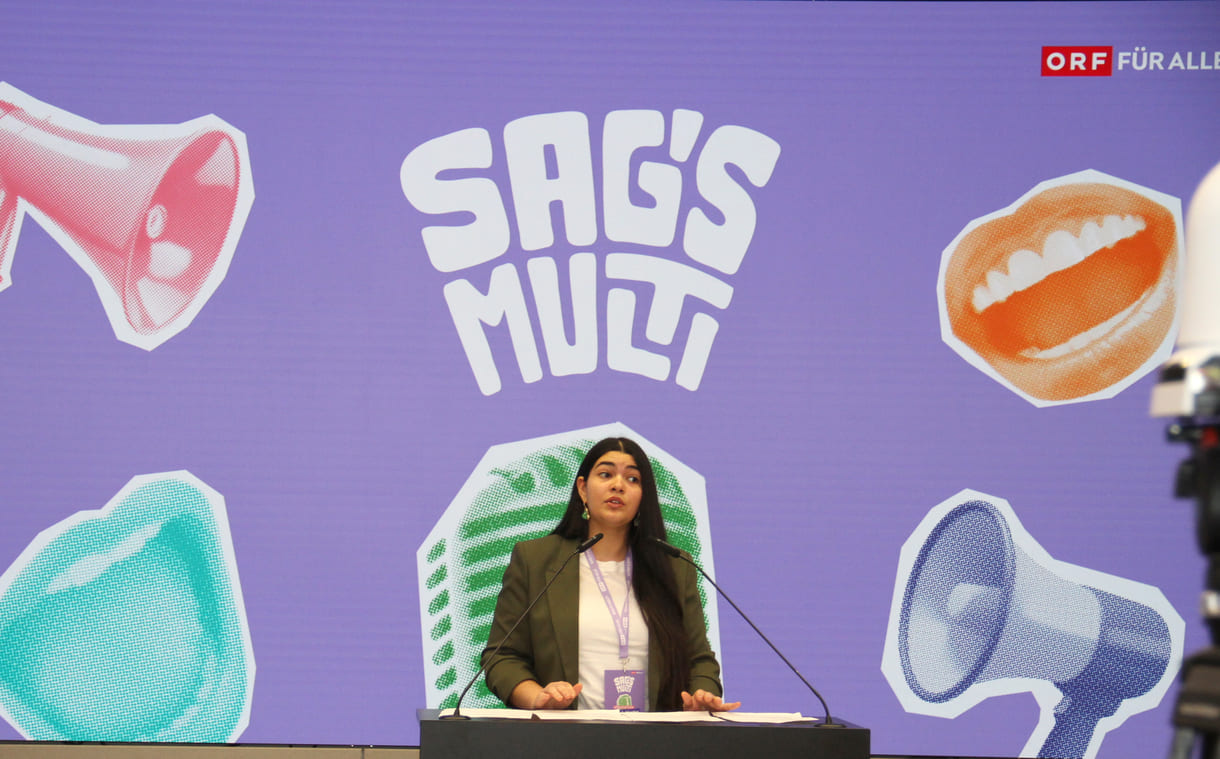 Kumru-Xezal Merey (VBS Floridsdorf) wählte zum obligatorischen Deutsch Englisch als erlernte Sprache