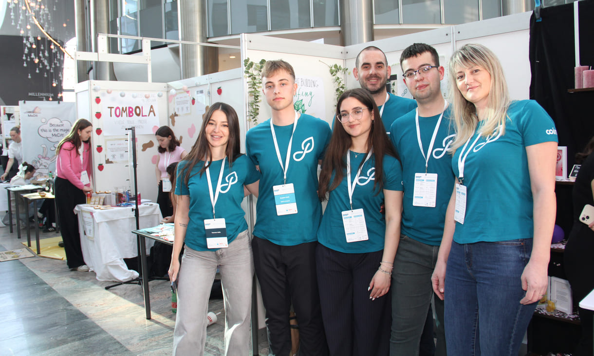 Das komplette nach Wien gereiste Team von nmb EcoStep