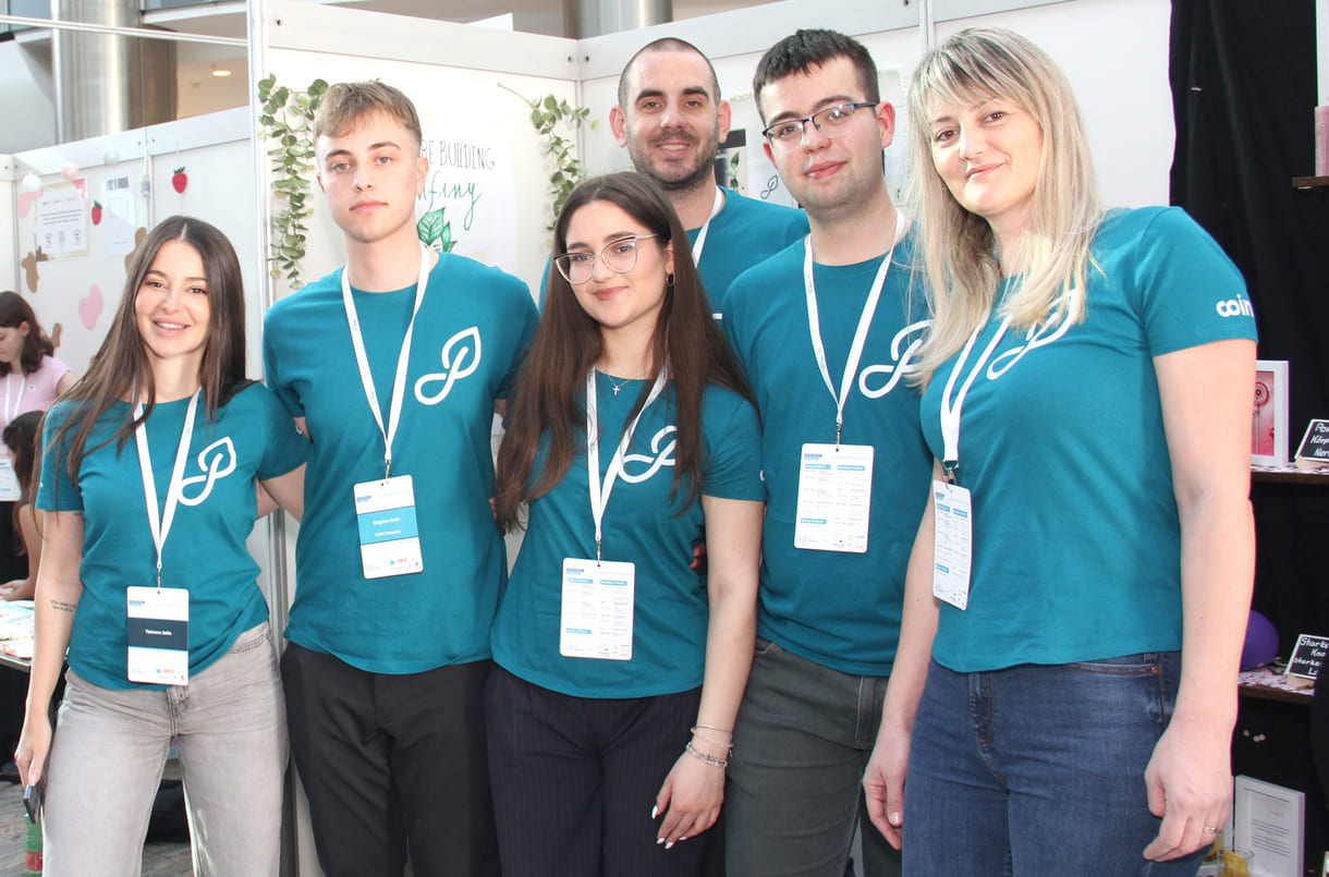 Das komplette nach Wien gereiste Team von nmb EcoStep