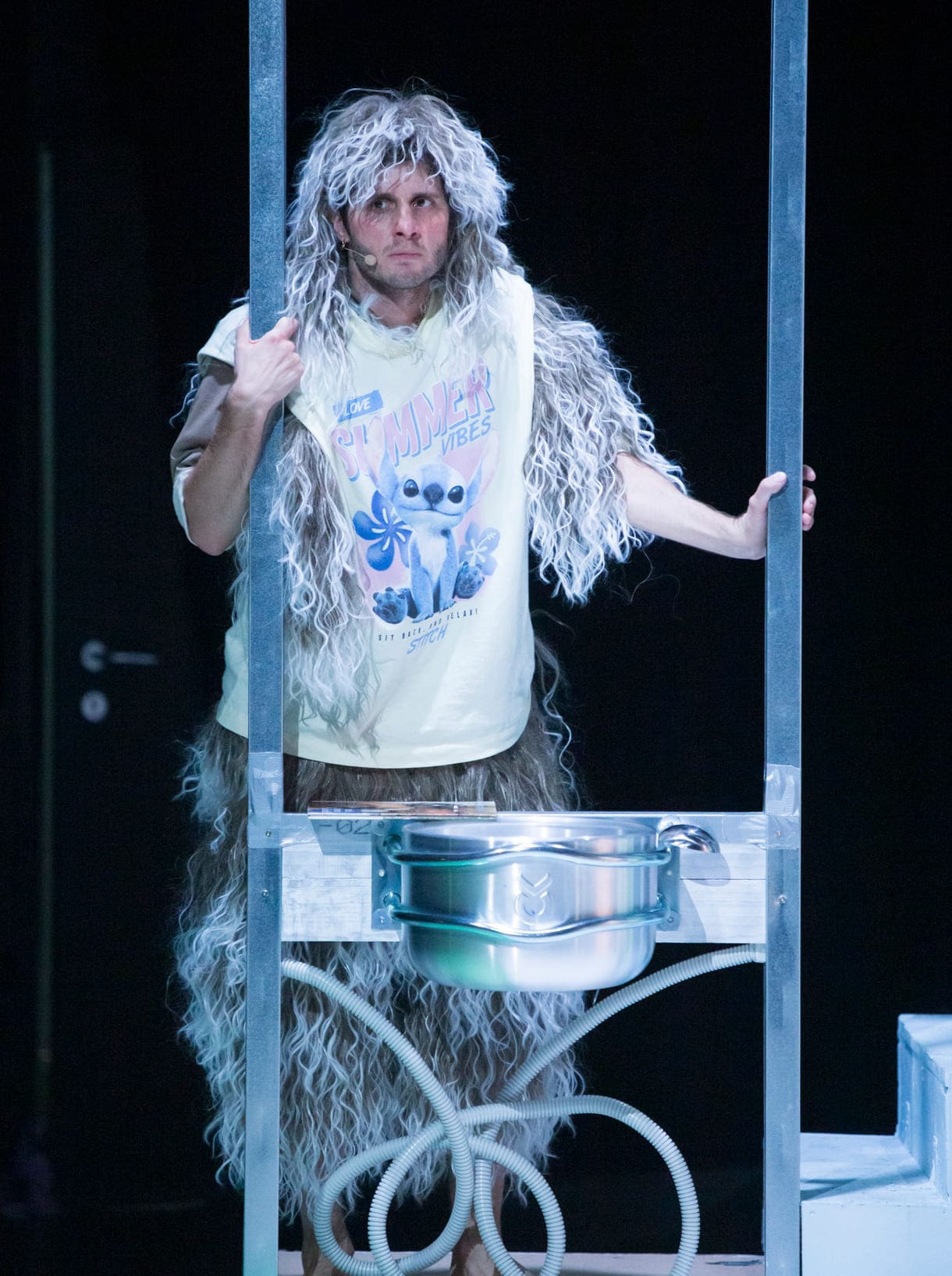 Szenenfoto aus "Maria und die Fledermaus" im Theater am Werk, Meidling