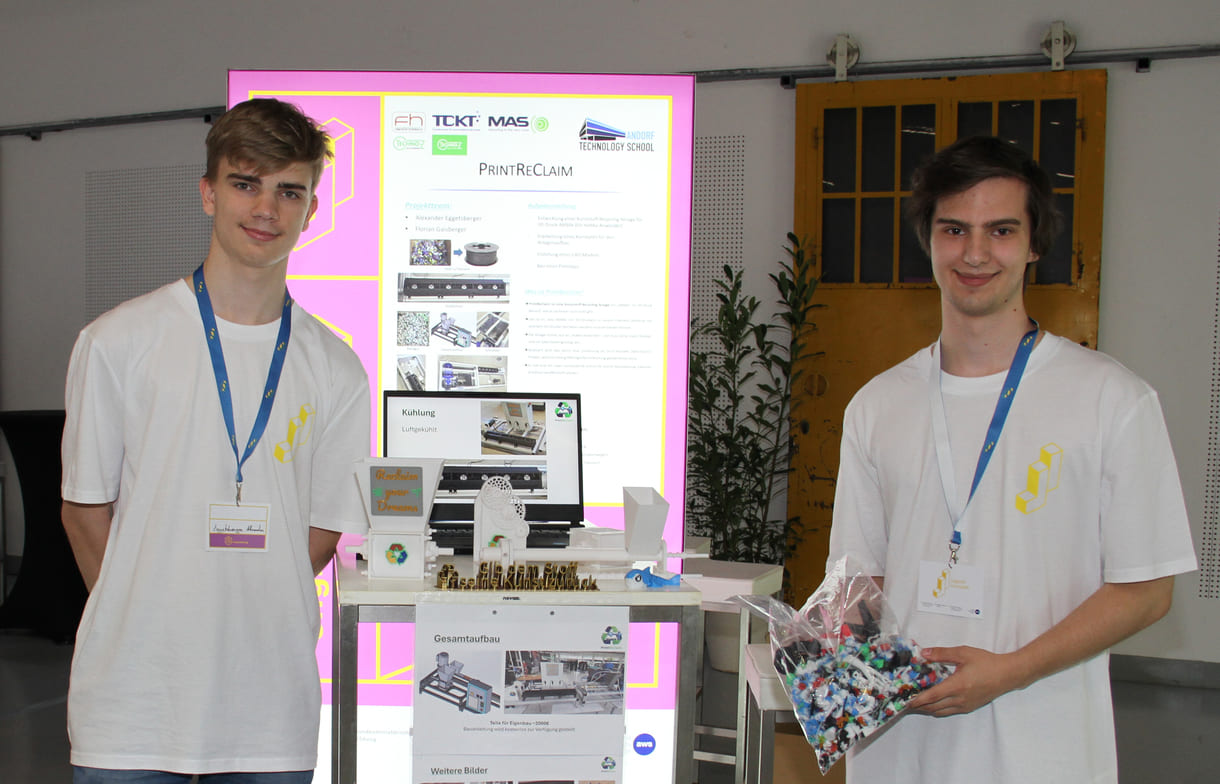 Alexander Eggetsberger und Florian Gaisberger von PrintReclaim