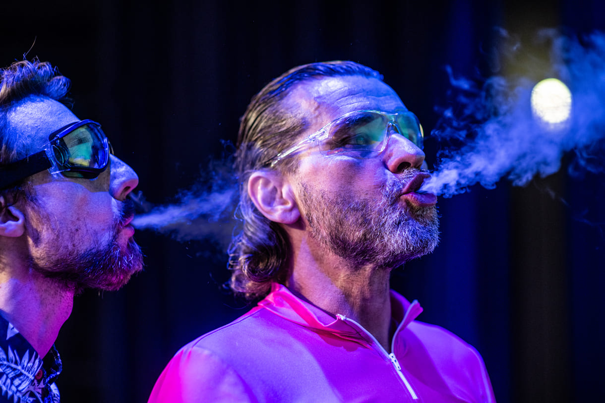 Experiment in einer Science Busters for Kids Show
