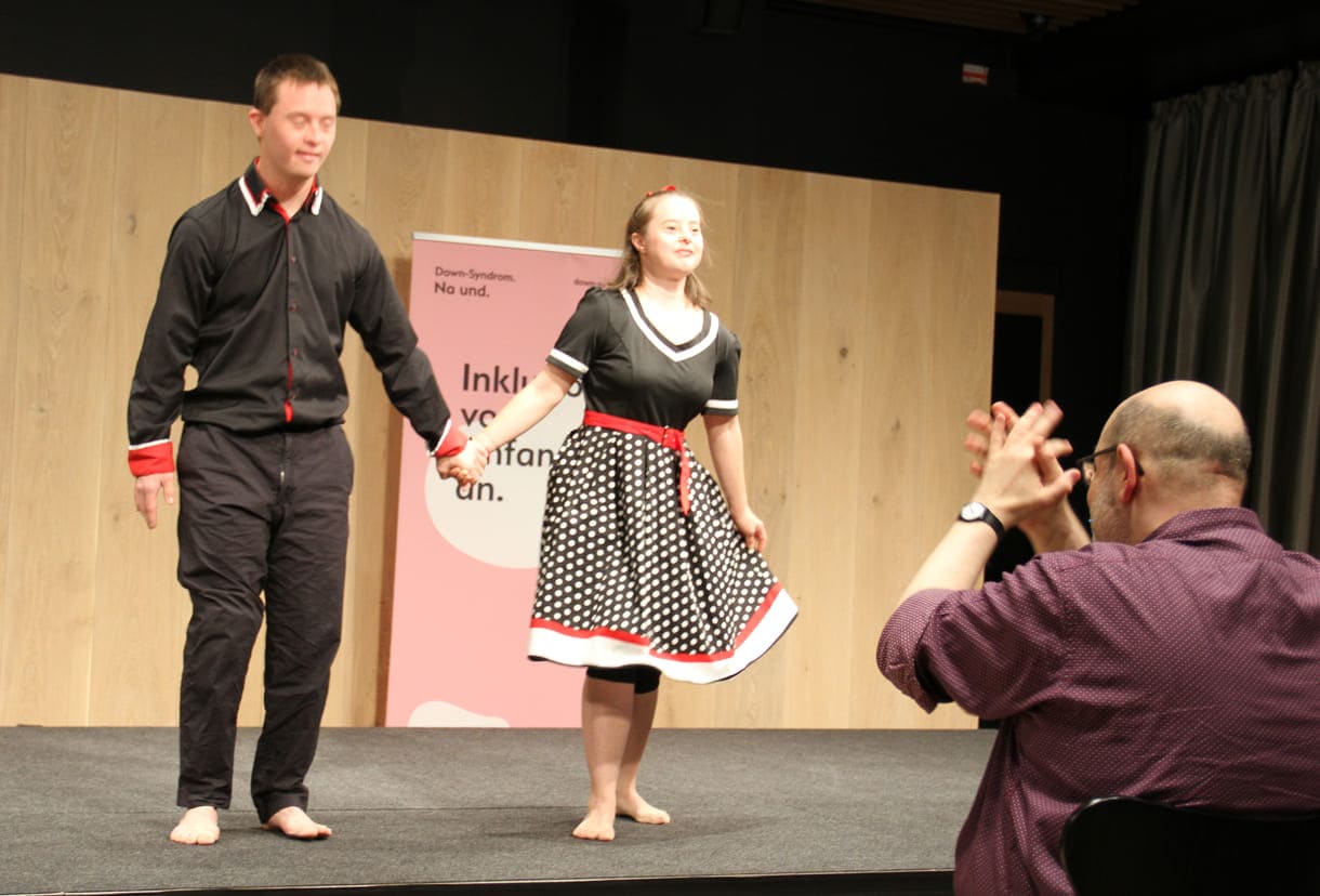 Maria Naber und Niklas Kern tanzten "Verspielt"