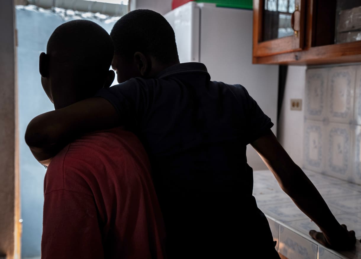 „Ich mag es hier sehr. Hier finde ich Freunde zum Spielen. Sie kümmern sich gut um uns. Ich träume davon, eines Tages Pilotin zu werden“, sagte Ali (Name geäandert), links