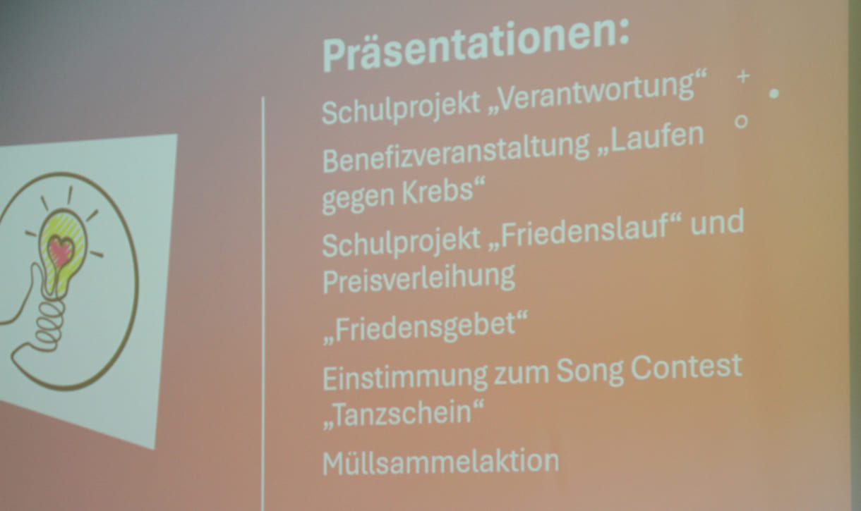 Tagesordnung der Vollversammlung