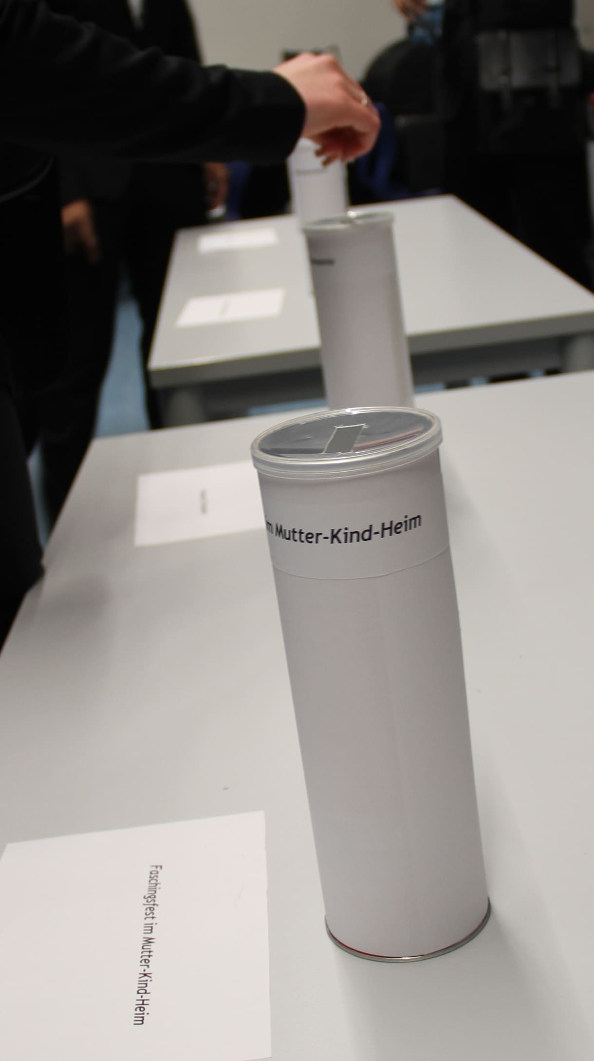 Abstimmungsröhren für das Publikums-Voting