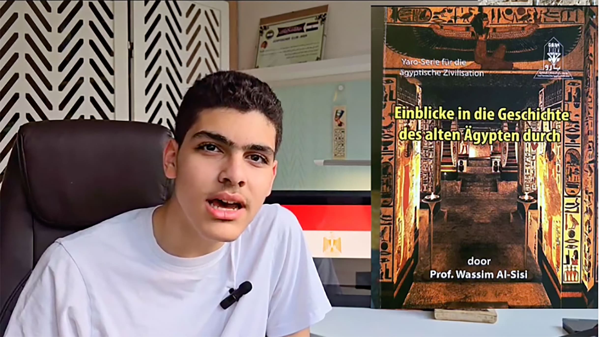 Screenshot aus einem Video von Buchblogger Adam Elkist