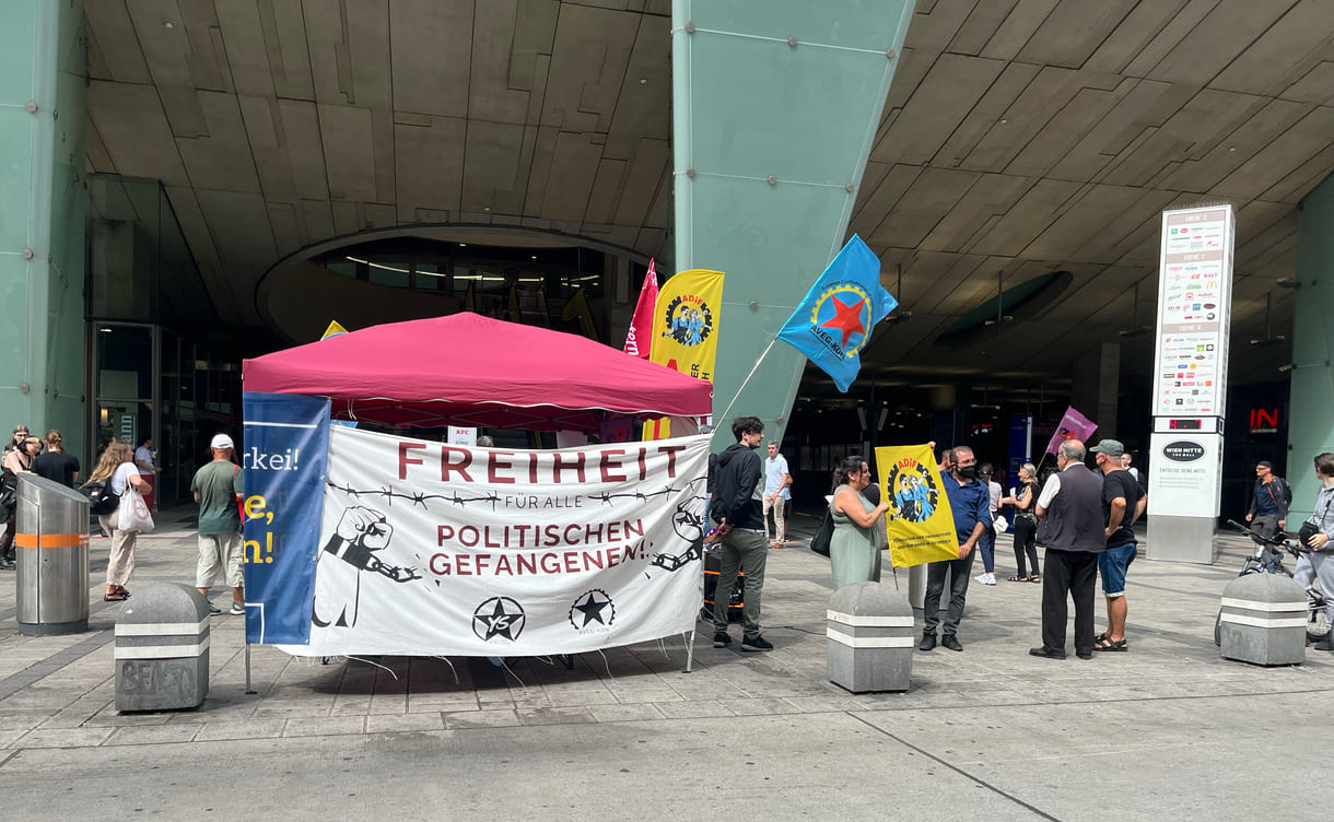 Aktion gegen politische Gefangenschaft in der Türkei