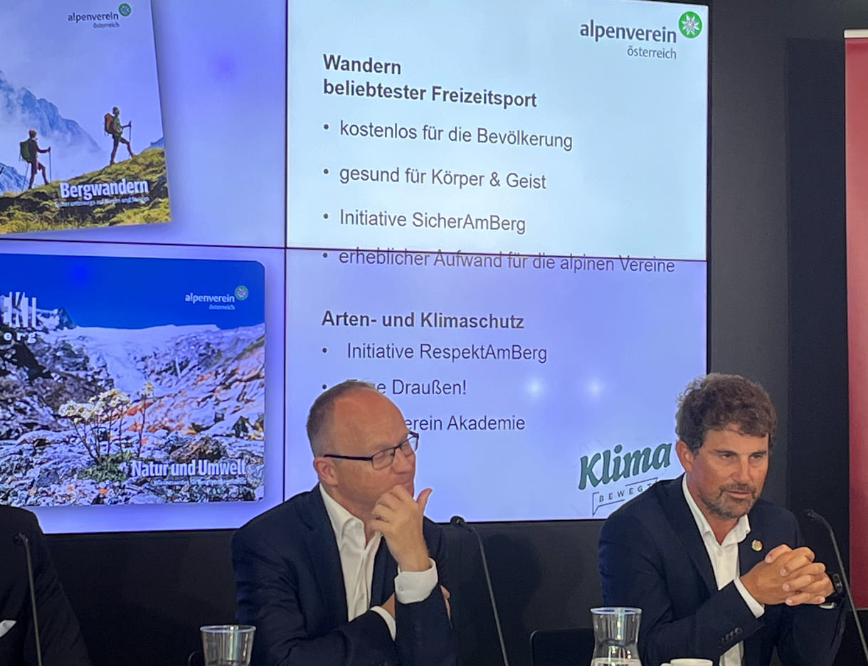 Aus der Präsentation des Alpenvereins