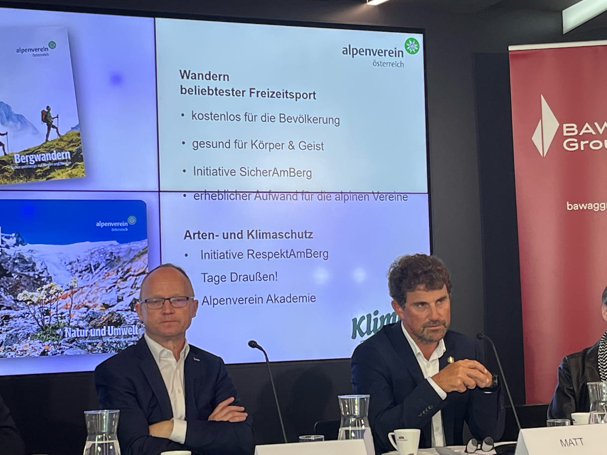 Aus der Präsentation des Alpenvereins