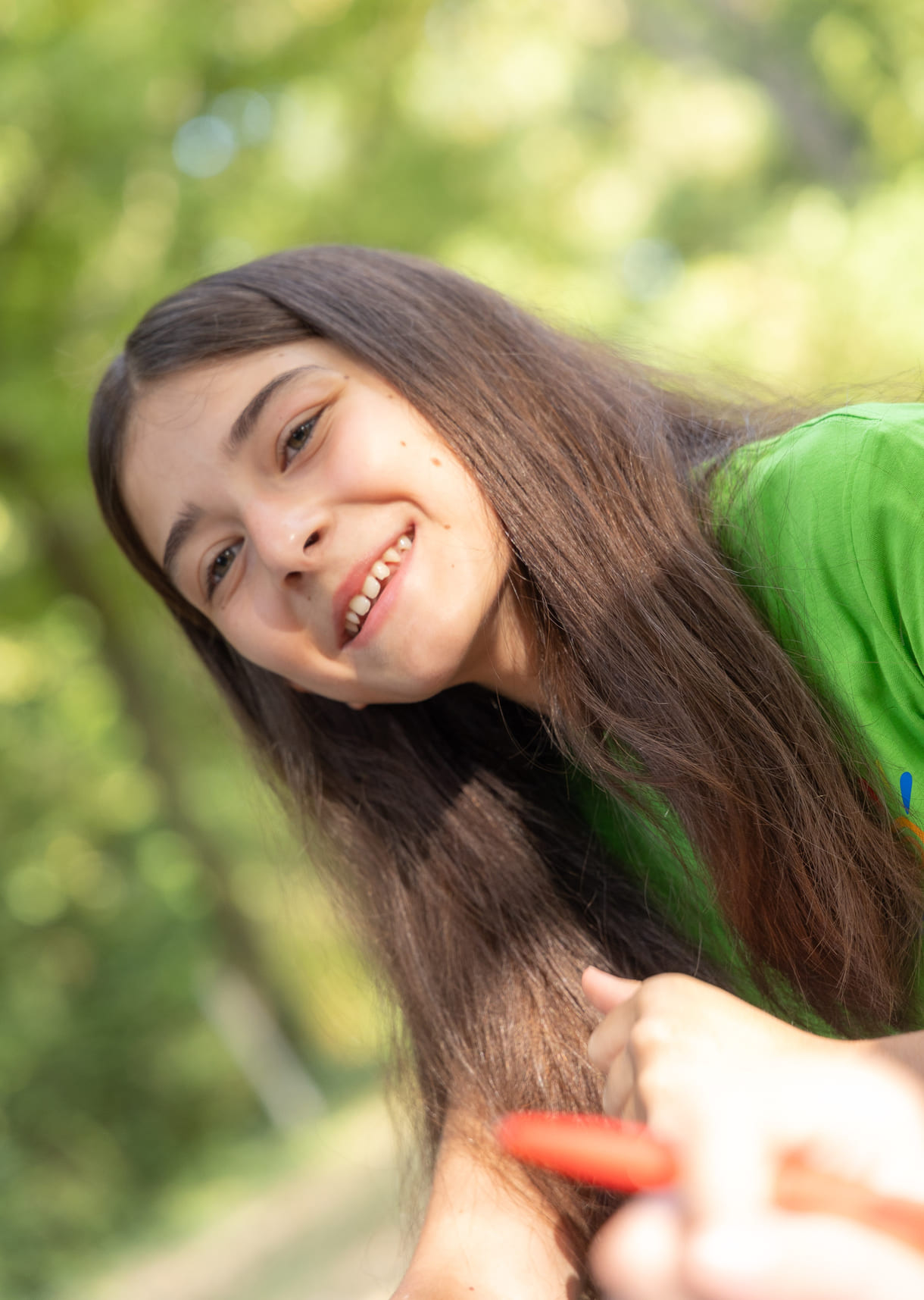 Alya Beray Mumçuoğlu während des Interviews mit Kinder I Jugend I Kultur I Und mehr...