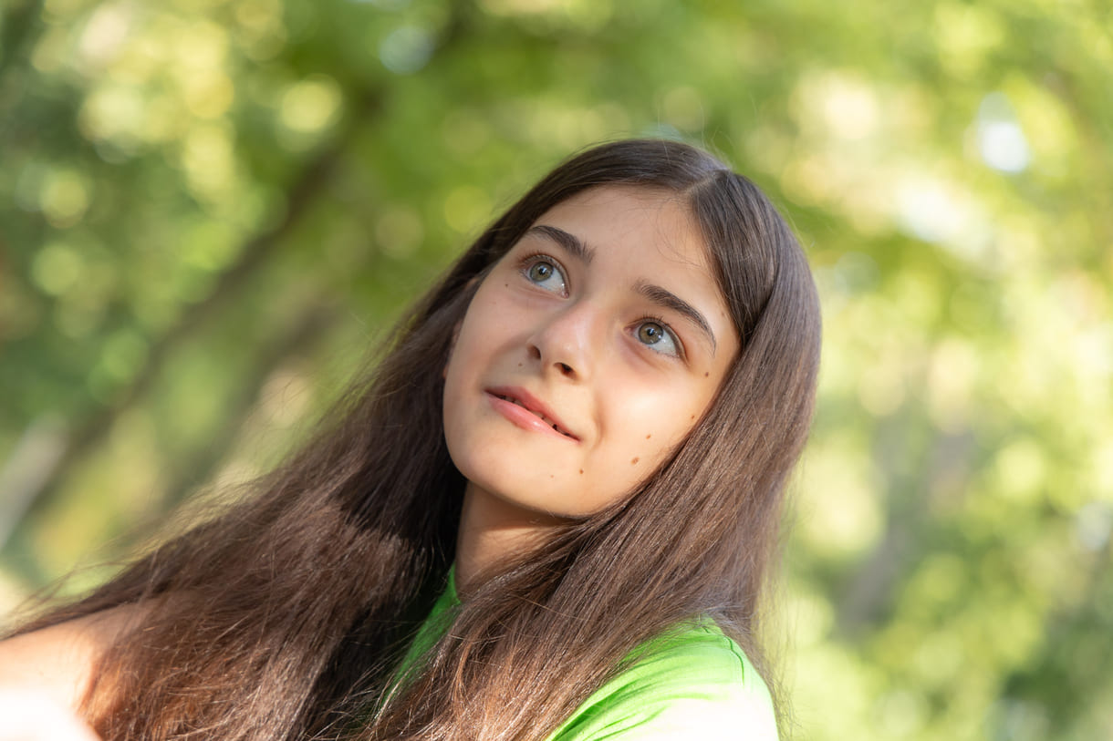 Alya Beray Mumçuoğlu während des Interviews mit Kinder I Jugend I Kultur I Und mehr...