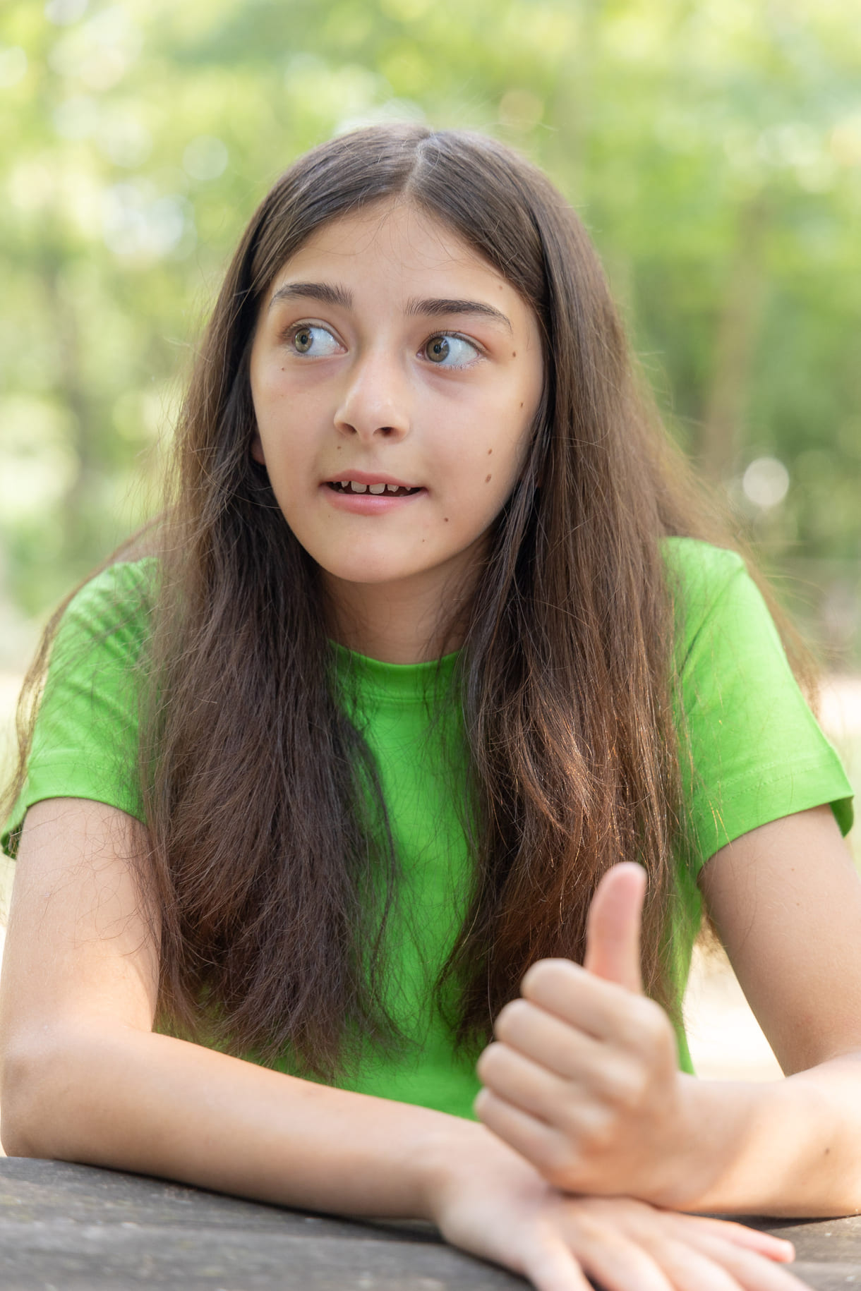 Alya Beray Mumçuoğlu während des Interviews mit Kinder I Jugend I Kultur I Und mehr...