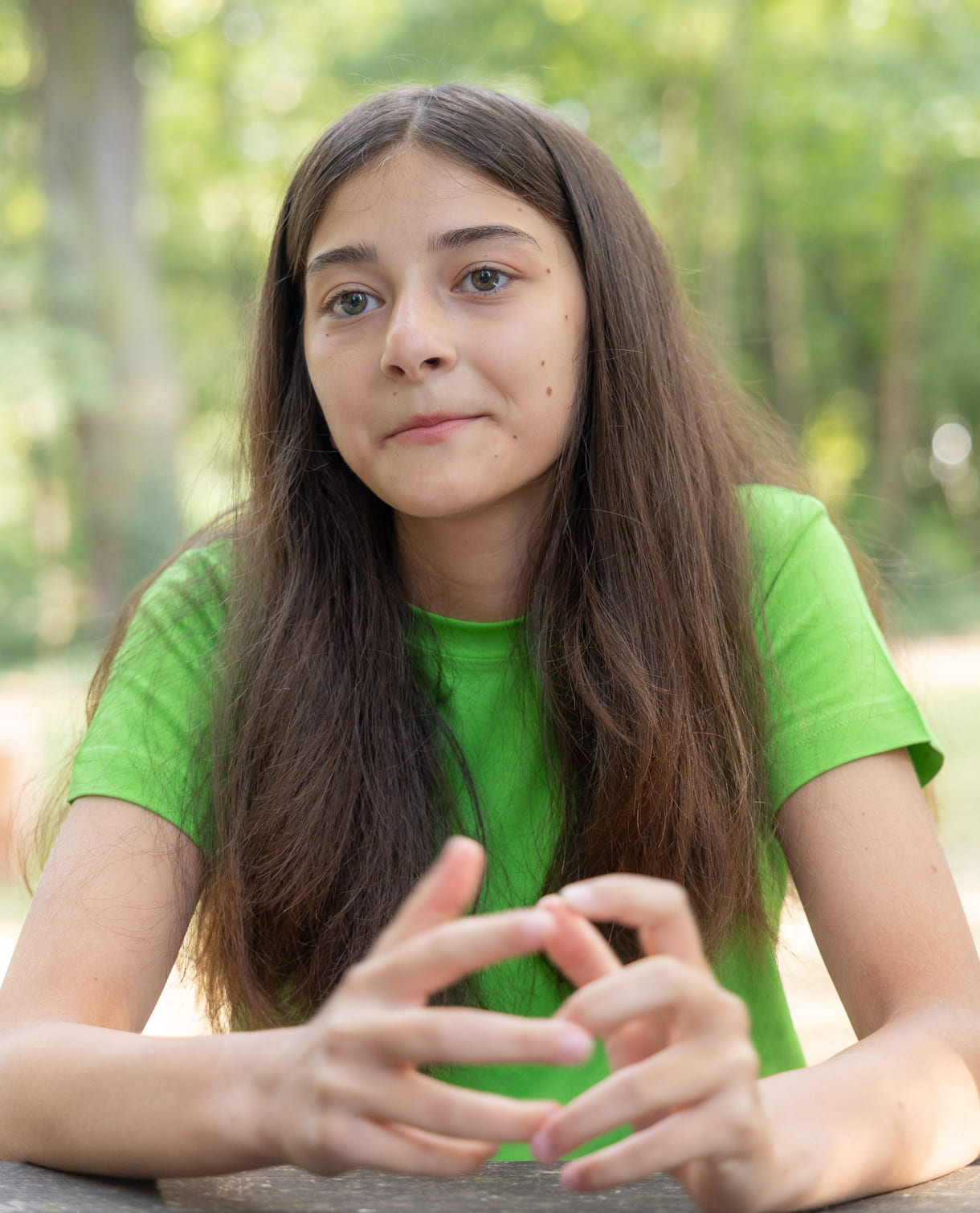 Alya Beray Mumçuoğlu während des Interviews mit Kinder I Jugend I Kultur I Und mehr...