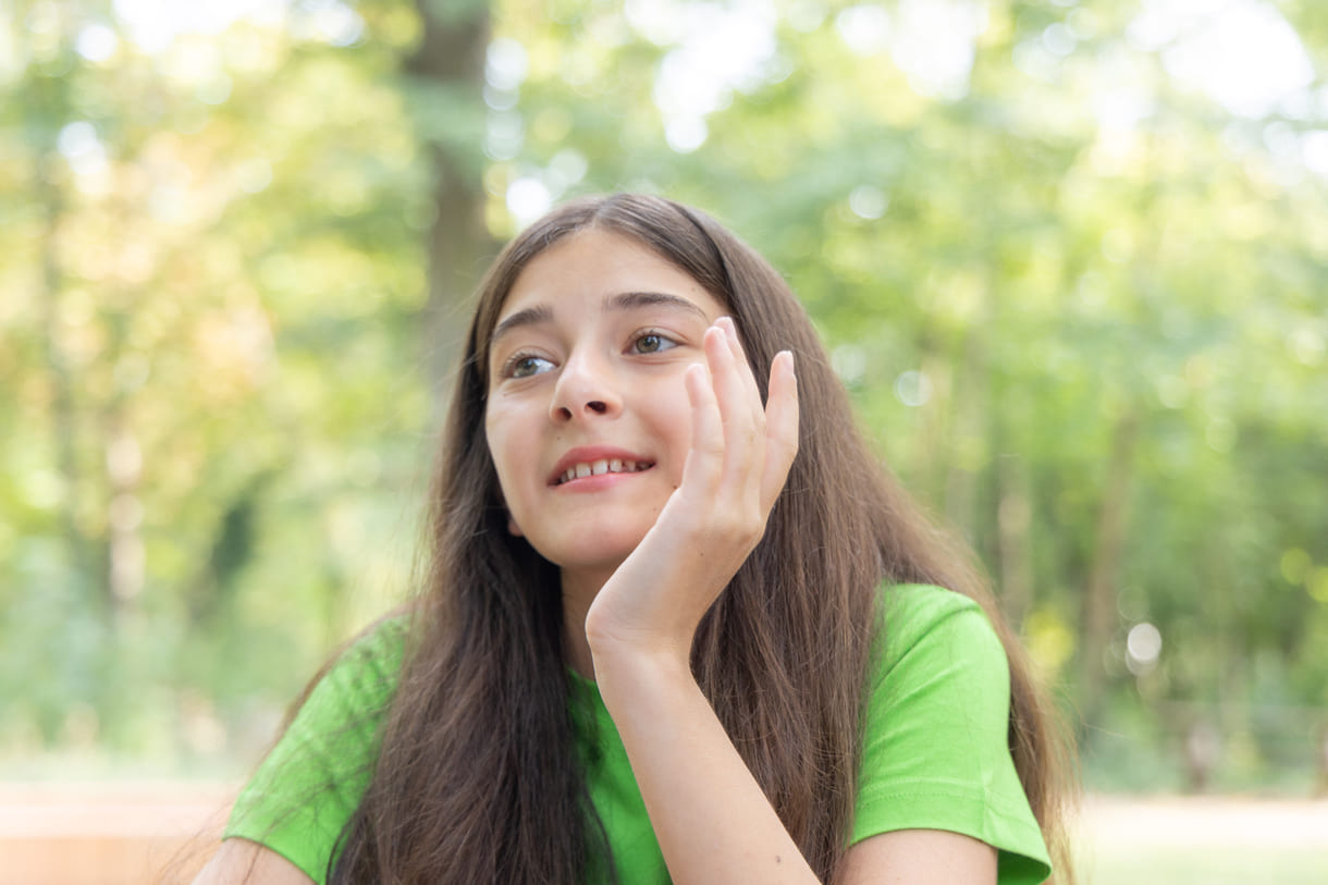 Alya Beray Mumçuoğlu während des Interviews mit Kinder I Jugend I Kultur I Und mehr...