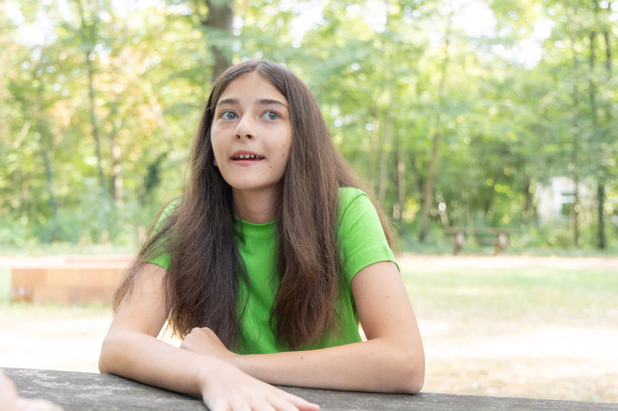 Alya Beray Mumçuoğlu während des Interviews mit Kinder I Jugend I Kultur I Und mehr...