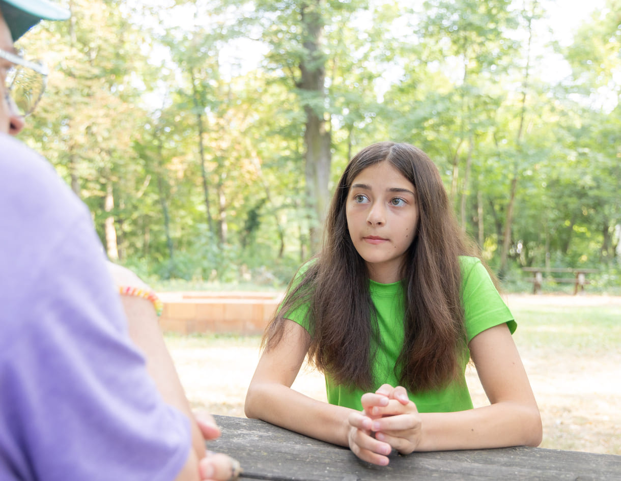 Alya Beray Mumçuoğlu während des Interviews mit Kinder I Jugend I Kultur I Und mehr...