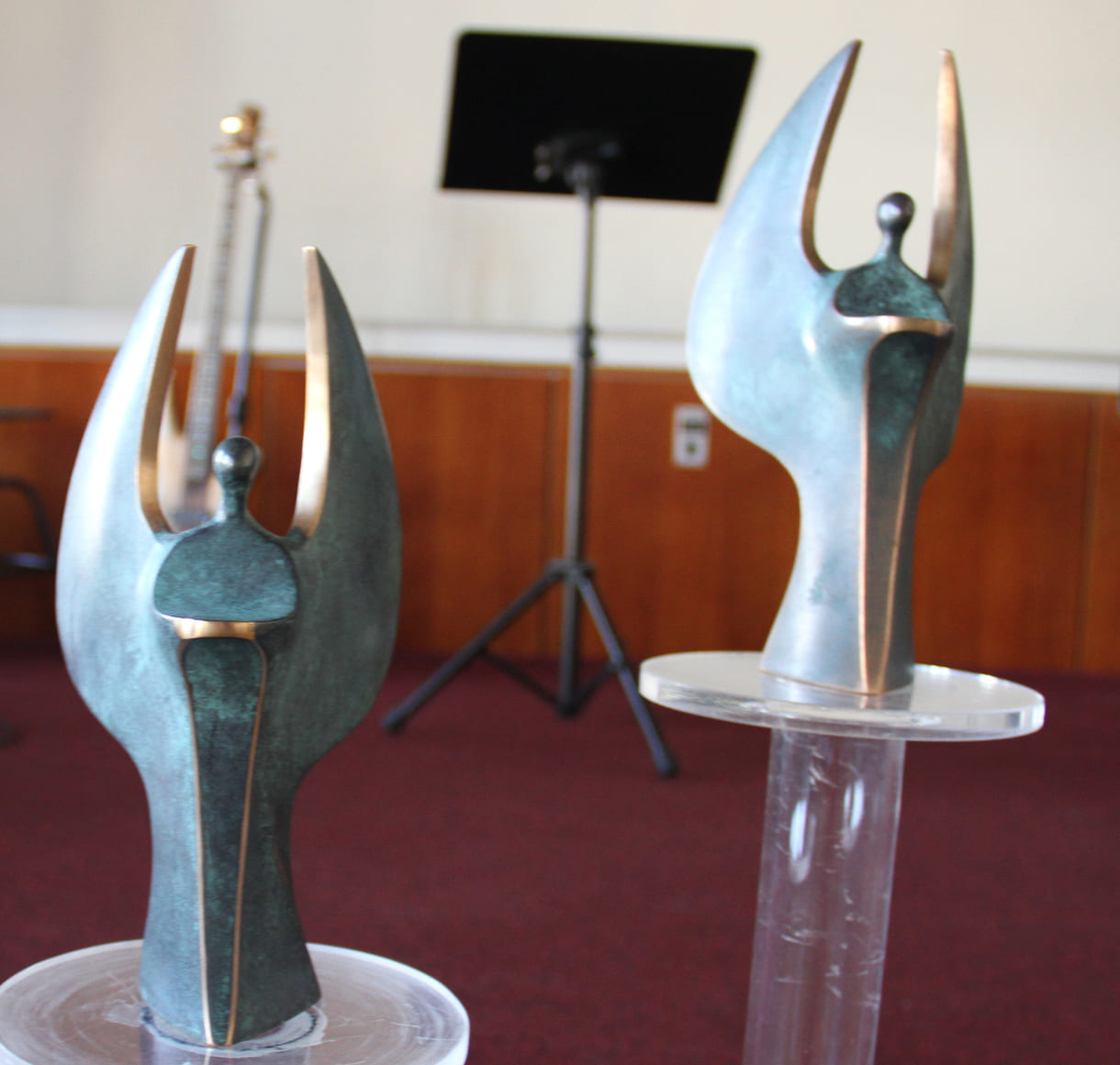 Engelsstatuen für den 