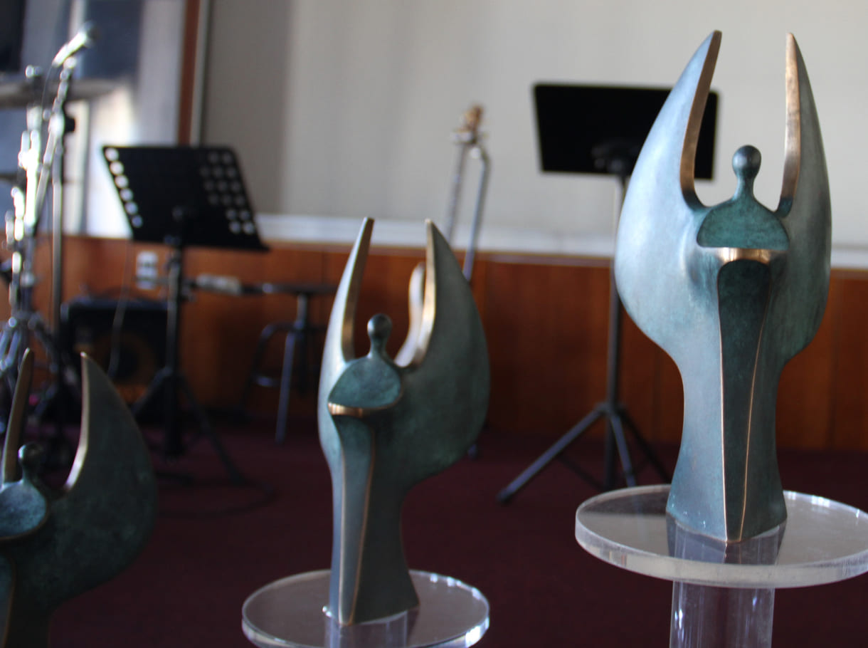 Engelsstatuen für den 
