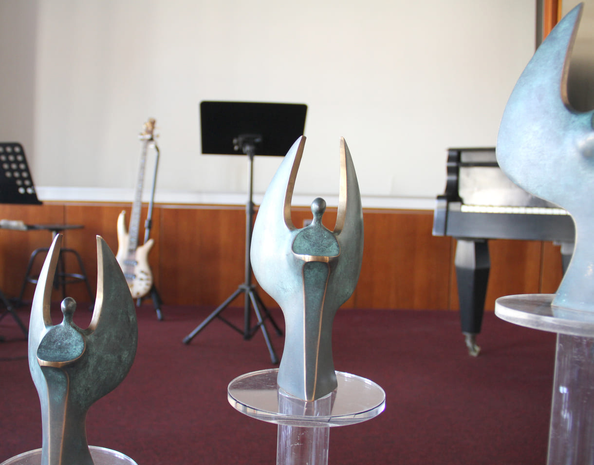 Engelsstatuen für den 