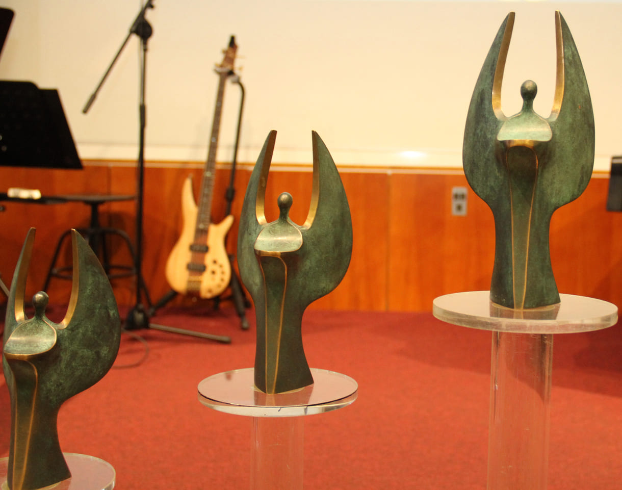Engelsstatuen für den 