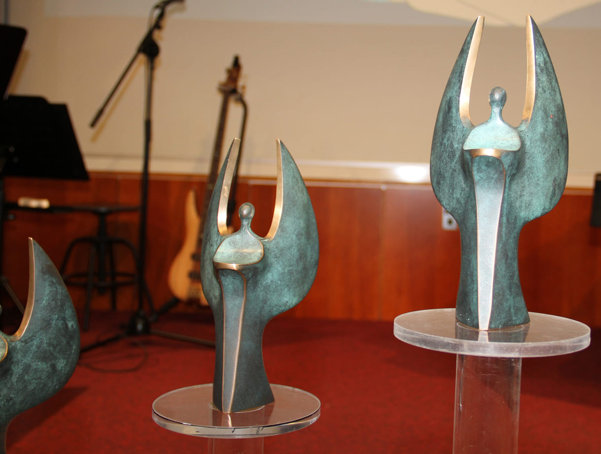 Engelsstatuen für den 