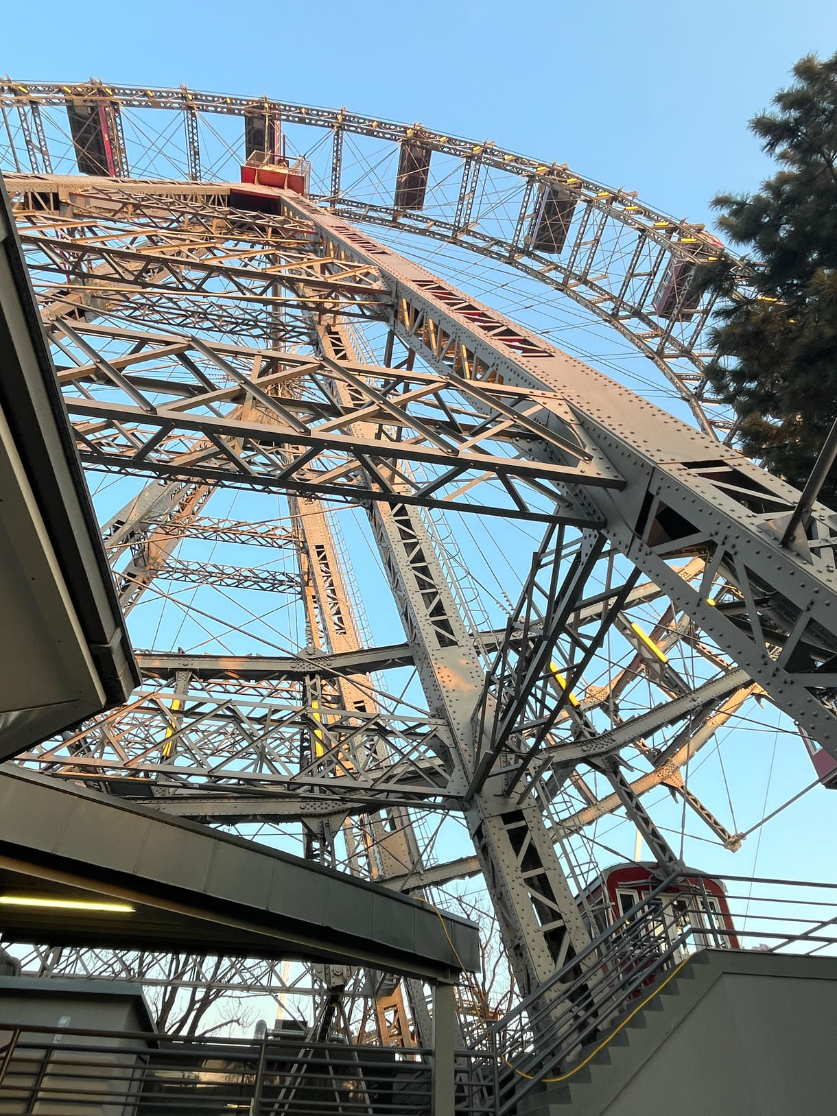 Blick aufs Riesenrad